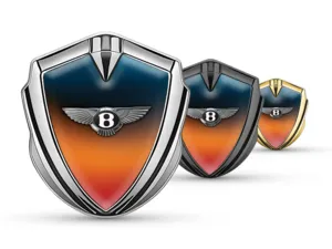 Bentley Emblem Fender Abzeichen Rennsportlicher Look Strahlend